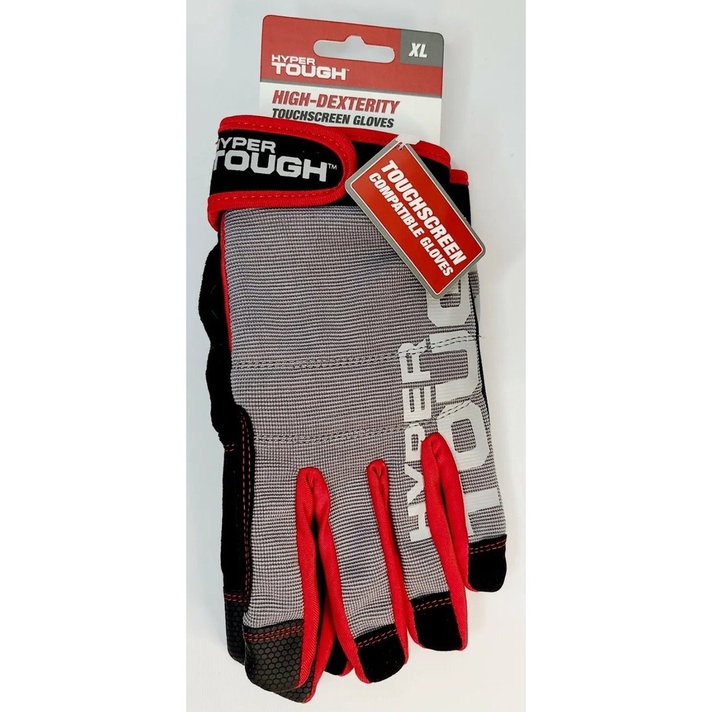 NEW* 1pr‎ High-Dexterity TOUCHSCREEN Gloves ADULT X LARGE for Men Women Washable